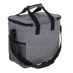 Thermo uzsonnás táska, ételhordó, szürke - 16 liter
