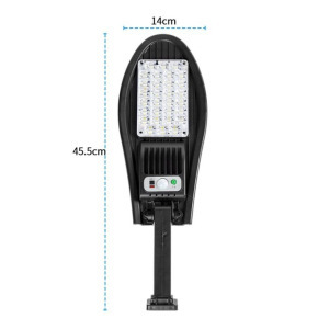 Kültéri vízálló napelemes LED fali lámpa távirányítóval, mozgásérzékelővel W777A