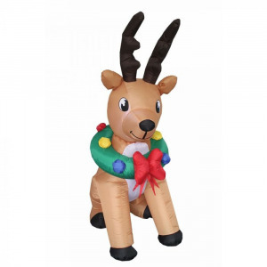 Felfújható rénszarvas LED világítással 240cm