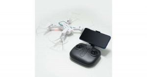 Könnyen kezelhető QuadCopter WIFI-s drón kamerával fotók és videók rögzítéséhez - fehér
