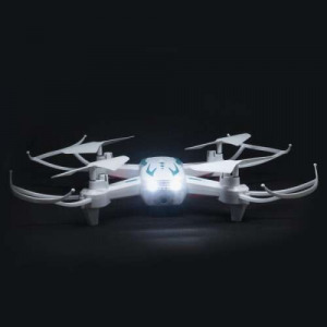 Könnyen kezelhető QuadCopter WIFI-s drón kamerával fotók és videók rögzítéséhez - fehér Könnyen kezelhető QuadCopter WIFI-s drón kamerával fotók és videók rögzítéséhez - fehér