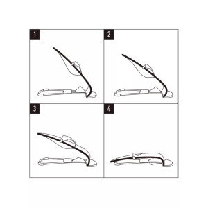 Bouncer, baba ringató, pihenőszék - fekete