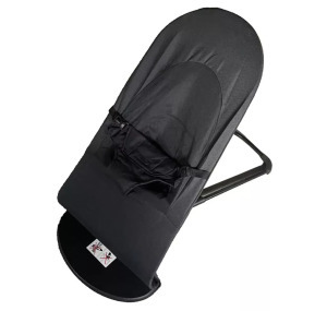 Bouncer, baba ringató, pihenőszék - fekete