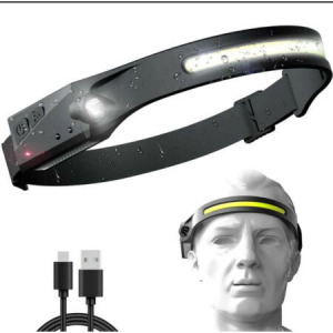 Mozgásérzékelős COB led fejlámpa USB-vel, FA-GB40 - MS-917