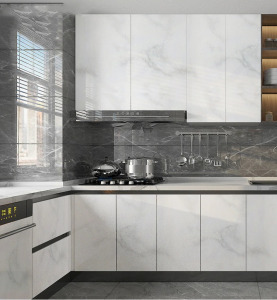 Öntapadós márvány fólia - fehér