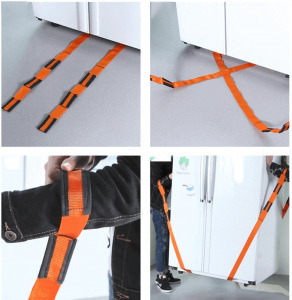 Bútorszállító heveder, költöztető pánt 2 db