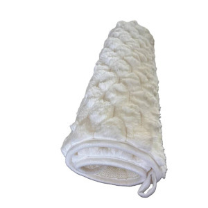 Mikroszálas fürdőszoba szőnyeg 75x45 cm - vaj