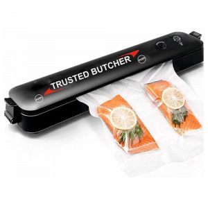 1+1 vákuumozó gép ajándék tasakokkal, Trusted Butcher, 60 kPa szívóerő