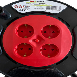 Kábeldob 4 db aljzattal, 25 m - MS-434