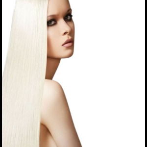 Clip-on/Csatos póthaj, 60 cm - Szőke - MS-329