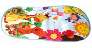 LittleONE Játszószőnyeg babatornázóval -rózsaszín