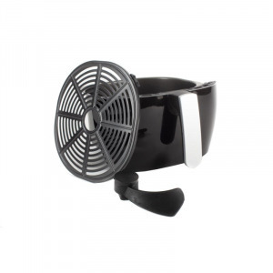 Elite 7,7 L-es Air Fryer + receptkönyv, 1800W olaj nélküli forró levegős fritőz digitális kijelzővel