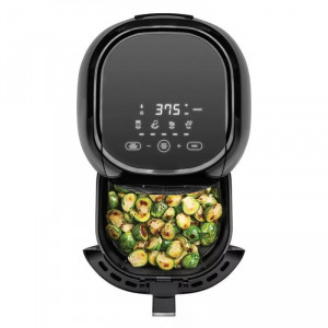 Elite 7,7 L-es Air Fryer + receptkönyv, 1800W olaj nélküli forró levegős fritőz digitális kijelzővel