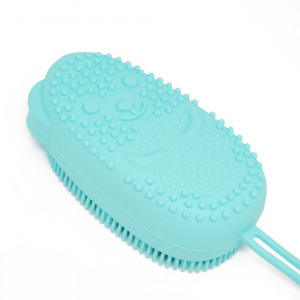 Szappanhabosító szilikonszivacs - türkiz