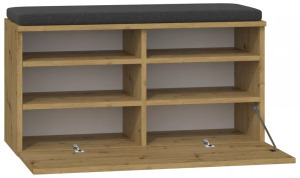 Shannan Riva cipősszekrény, 85x46x35 cm, tölgy