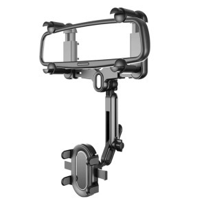 Univerzális autós mobiltelefon tartó, visszapillantó tükörre illeszthető