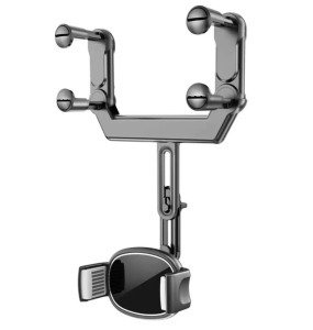 Univerzális autós mobiltelefon tartó, visszapillantó tükörre illeszthető