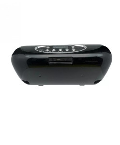 Bluetooth hangszóró, MicroSD olvasó, 2db mikrofonnal, karaoke, fekete