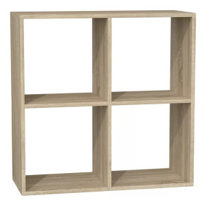 Odell Malax 2X2 polc, 74x75x30 cm, sonoma