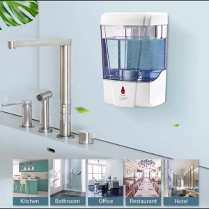 Fali érintés nélküli automatikus szappan és kézfertőtlenítő adagoló 700ml