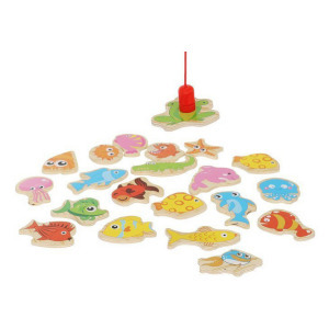 Kruzzel mágneses fa horgászjáték gyerekeknek praktikus tárolódobozban