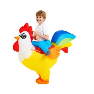 Felfújható kakas jelmez gyerek 80-120 cm