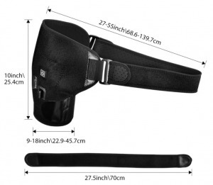 Hőterápiás vállrögzítő, vállmerevítő