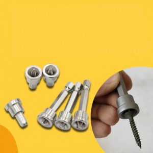 Mágneses csavar rögzítő, mágneses bitfej (5 db) 50 mm