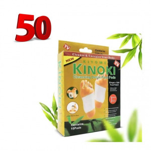Kinoki méregtelenítő talptapasz 50 db