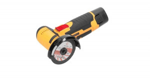 Akkumulátoros sarokcsiszoló, polírozógép, 36V, 75mm, 2db akkuval