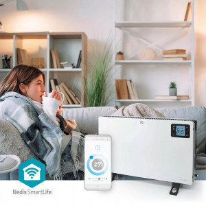 Nedis prémium fűtőtest, wifi 2000w-3 hőbeállítás