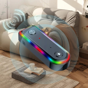 Bluetooth v5.3 transzmitter, RX/TX jelátvitel, mikrofon, multifunkciós, RGB