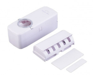 Fogkefe tartó és fogkrém adagoló