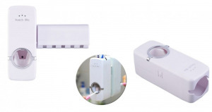 Fogkefe tartó és fogkrém adagoló