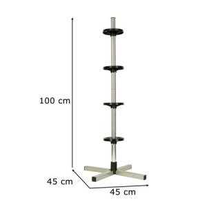 Gumiabroncs tárolóállvány takaró huzattal - max. 100kg
