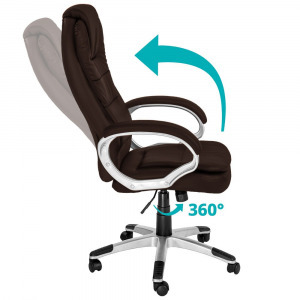 Relax főnöki forgószék, barna