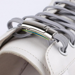 Cipőfűző mágneses csattal - fehér