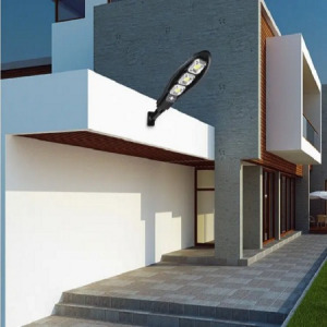 Napelemes utcai Cob LED lámpa mozgásérzékelővel, 90 LED + távirányító, IP65 - MS-821