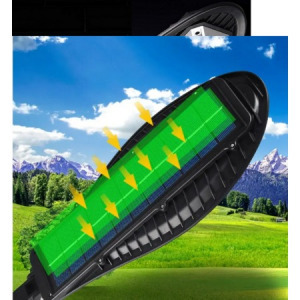 Napelemes utcai Cob LED lámpa mozgásérzékelővel, 90 LED + távirányító, IP65 - MS-821