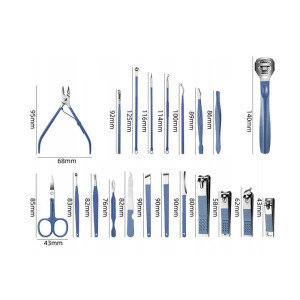 K50 22 részes manikűr és pedikűr készlet