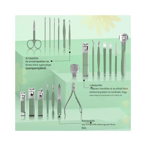K50 22 részes manikűr és pedikűr készlet