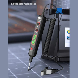 Multifunkciós autós feszültség, folytonosság, ellenállás vizsgáló, 100V DC