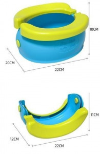 Hordozható mókás utazó bili