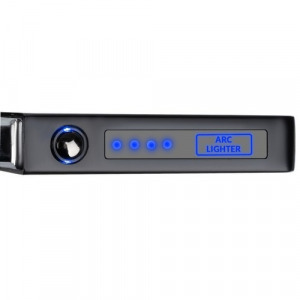 Elektromos öngyújtó, USB töltés, fekete