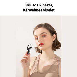 Remax Bluetooth 5.3 Headset, 90mAh akkumulátor, 8 óra beszélgetés, fehér