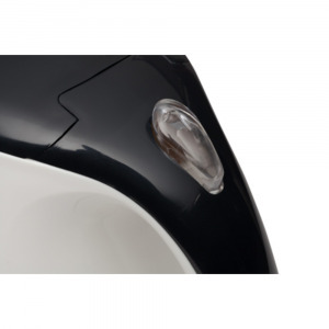 Vízforraló - 0.6L, 760W, 220-240V, 19 x 18 x 10,5 cm fekete/fehér