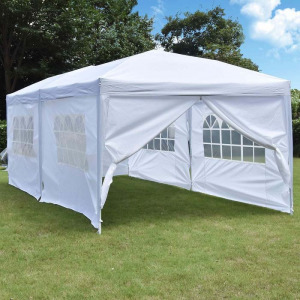 3x6m parti sátor, fehér 3x6m parti sátor, fehér