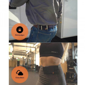 Észrevehetetlen pénztárca, sport telefontartó, nadrágra és övre rögzíthető pénztárca