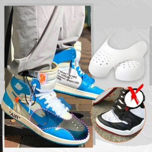 Sneaker törés védő, cipő orr védő fekete