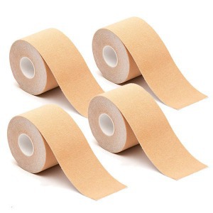 4 db kineziológiai szalag, bézs